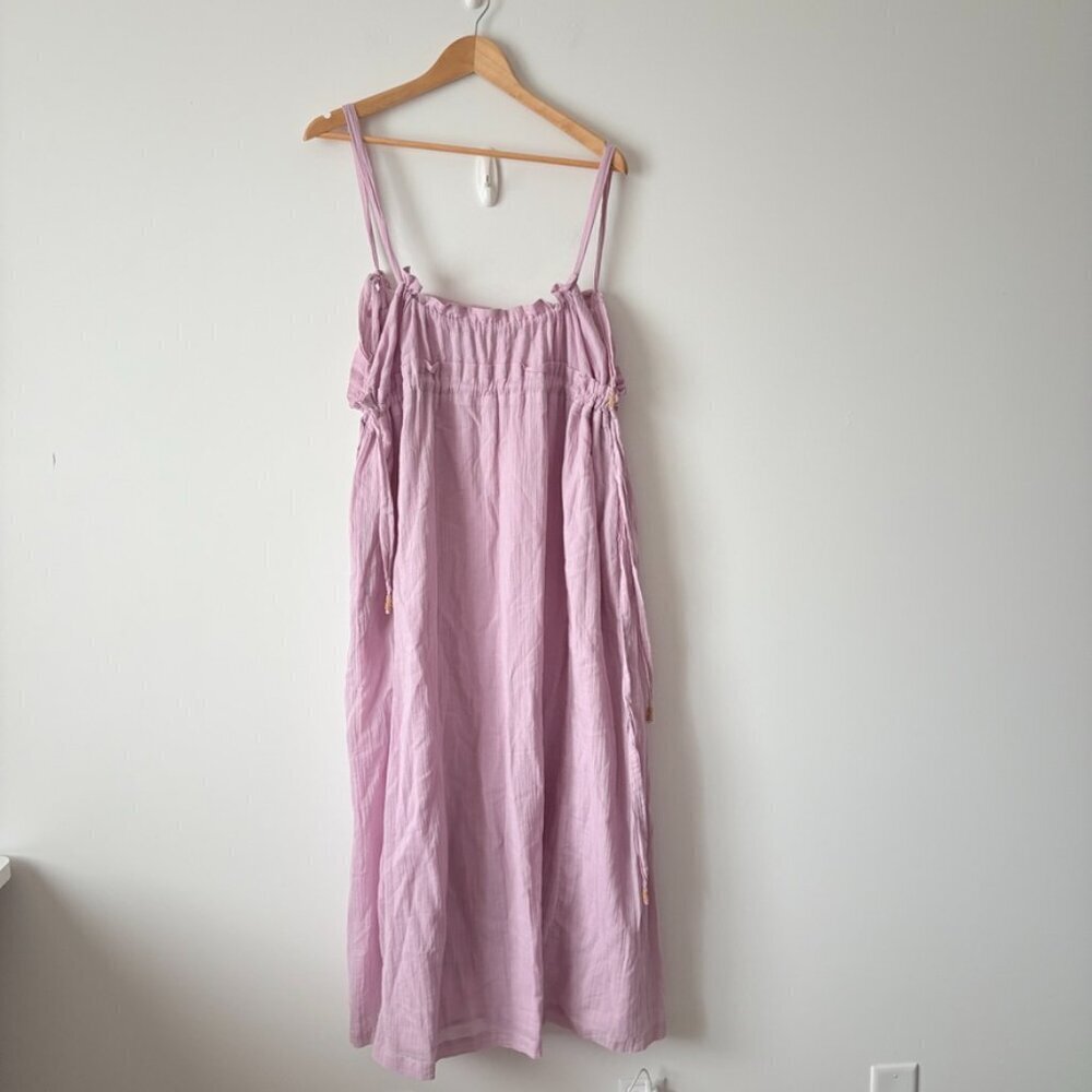 Free People C'est Bon Midi Dress Lavender Purple NWT Size Small - Picture 4 of 9